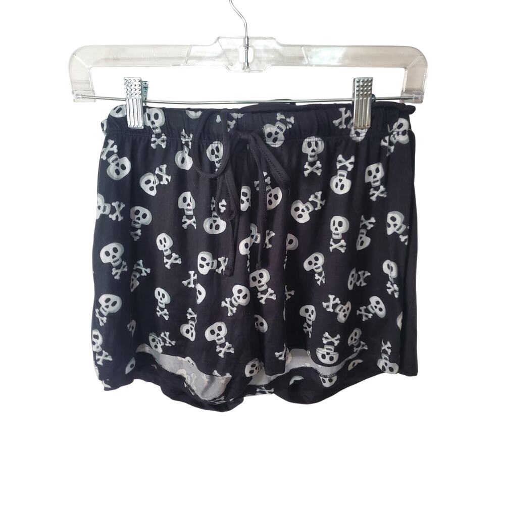 Pillow Talk 2 Pack Skull and Cross Bones Sleep Lounge Shorts, NWOT, Medium